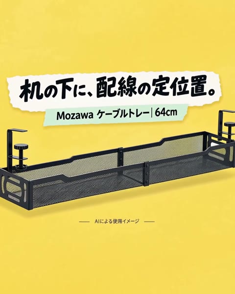 Mozawa ケーブルトレー｜64cmの紹介イメージ